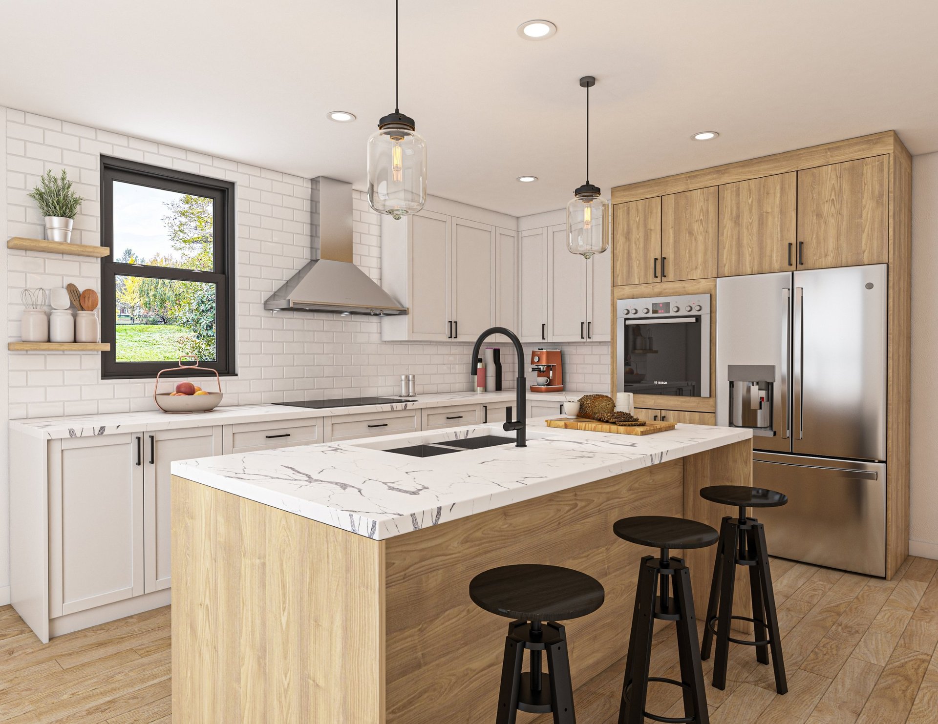 Custom kitchen remodel by Century Kitchens & Bath, reviewed 4.7 stars by Lake County clients